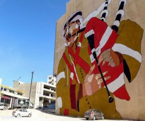 مجموعة من الفنانين الأردنيين لرسم الغرافيتي
