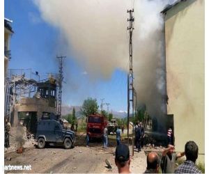 عاجل : انفجار في مركز شرطة جنوبي تركيا