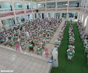 ( ١٦ ) ألف طالب وطالبة يؤدون اختباراتهم في تعليم الليث