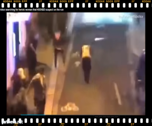 شاهد : سيدة شجاعة تساعد الشرطة للقبض على مجرم هارب " فيديو"