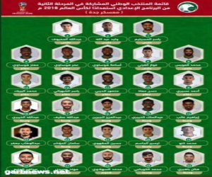 إعلان تشكيلة المنتخب السعودي لمعسكر جدة