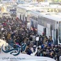 12 ألف محاصر خرجوا من حلب وسط برد قارس