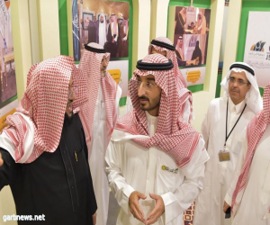 سمو نائب أمير منطقة مكة المكرمة يزور جناح “بر أبها” بالجنادرية