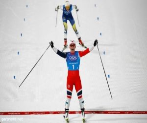 اولمبياد 2018: النروجية بيورغن تحرز الميدالية الاخيرة مع رقم قياسي
