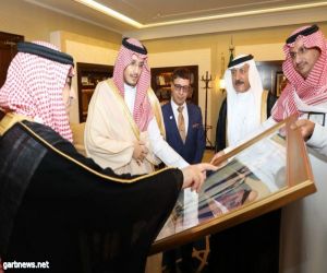الأمير أحمد بن فهد يستقبل رئيس وأعضاء مجلس إدارة الجمعية السعودية للسكر والغدد الصماء