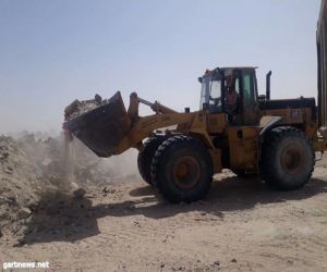 بلدية جوف بني هاجر تطلق حملة لإزالة الأنقاض ومخلفات البناء والهدم وتنذر أصحاب السيارات التالفة