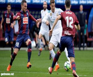 أهداف مباراة ريال مدريد وإيبار في الدوري الإسباني (2-1)  " شاهد الفيديو "