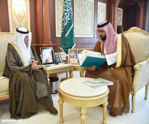 نائب أمير منطقة جازان يستقبل مدير فرع مؤسسة النقد العربي السعودي بجازان