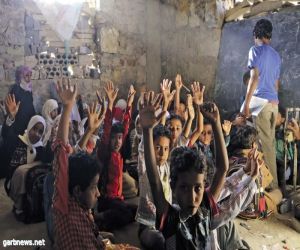 مليشيا الانقلاب ياليمن  تحرم 3 ملايين طفل يمني من التعليم