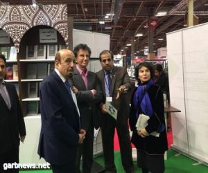 العنقري يفتتح جناح السعودية بمعرض باريس الدولي للكتاب