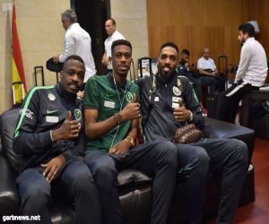 المنتخب السعودي الأول لكرة القدم يصل إسبانيا