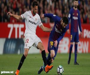 أهداف مباراة برشلونة وإشبيلية في الدوري الإسباني (2-2)