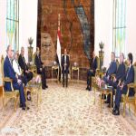 الرئيس المصري يُستقبل رئيس مجلس النواب العراقي