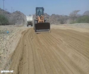 بلدية بارق تفتح 6 طرق جديدة بجمعة ربيعة