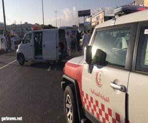 وفاة ٥ و اصابة٥ في حادث تصادم في خميس مشيط