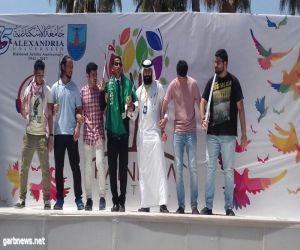 الشباب السعوديين ينقلون تراث المملكة في يوم الجاليات بجامعة الأسكندرية
