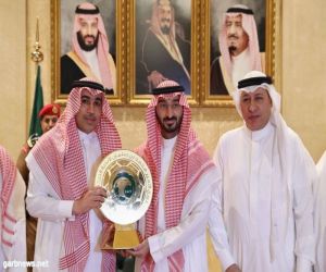 نائب أمير منطقة مكة يستقبل أبطال دوري الأمير محمد بن سلمان